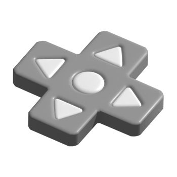 direction pad 3d icon png