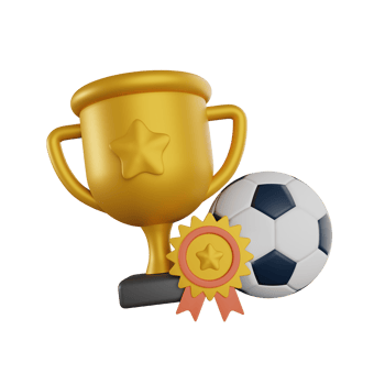 Gold crown 3d icon. Success concept. 3D rendering png
