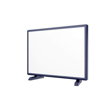 3d smart tv icon illustration png