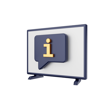 3d smart tv icon illustration png