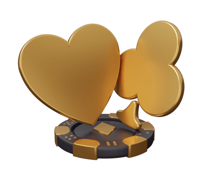 casino poker gold 3d illustration png