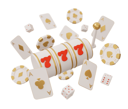 777 casino poker 3d illustration png