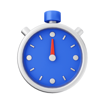 3d stopwatch icon render illustration png