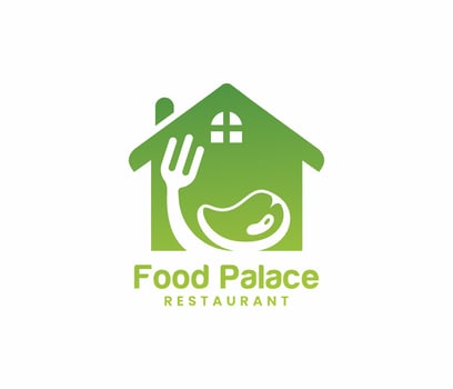 home food logo vector