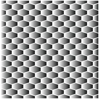 hexagon background vector