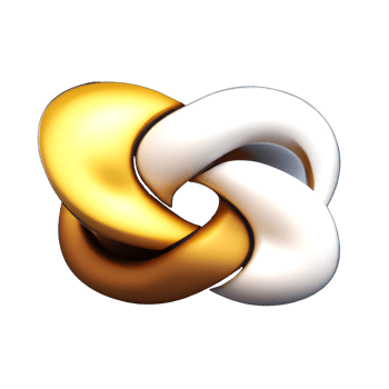 gold 3d fluid shapes png
