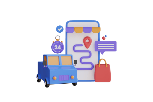 3D Illustration of fast delivery. fast and priority delivery. Fast delivery, express and urgent shipping concept. 3D Rendering png