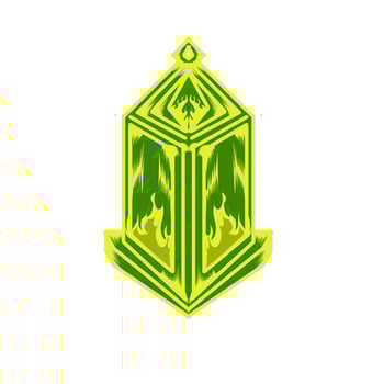 Green lantern ramadan theme illustration vector