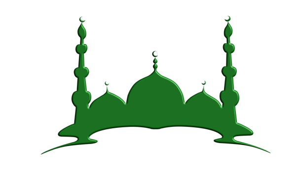 The illustration background with a Ramadan and Eid al-Fitr themed design, Eid al-Adha, has a silhouette of a green mosque png