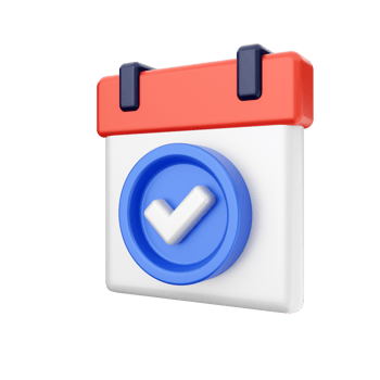 3d calendar icon illustration png