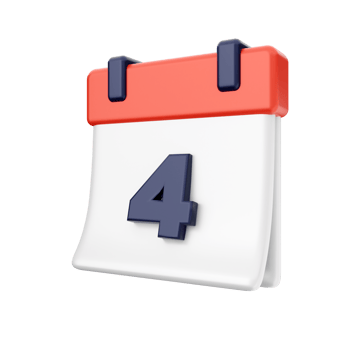 3d calendar icon illustration png