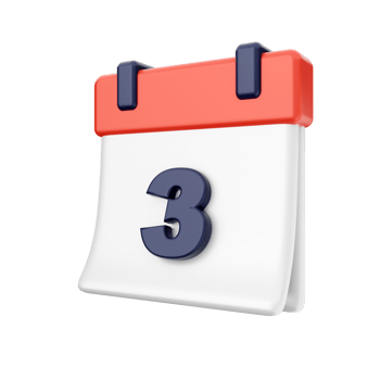 3d calendar icon illustration png