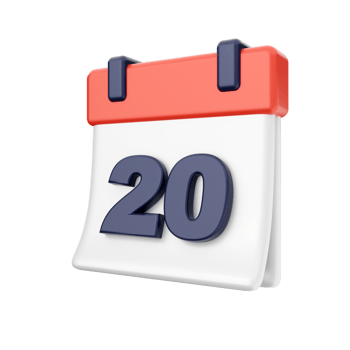 3d calendar icon illustration png