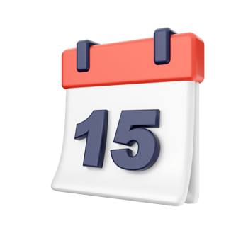 3d calendar icon illustration png