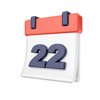 3d calendar icon illustration png