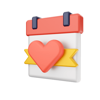 3d calendar icon illustration png