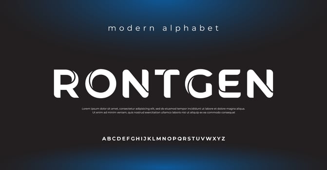 Future modern alphabet font. Typography urban style fonts for sport, technology, digital, movie logo design vector