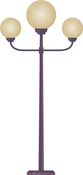 Cartoon city street light clip art png