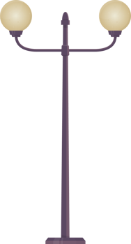 Cartoon city street light clip art png