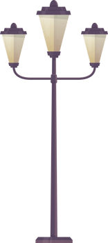 Cartoon city street light clip art png