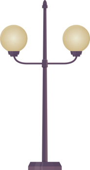 Cartoon city street light clip art png
