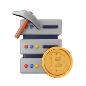3d bitcoin cryptocurrency icon illustration png