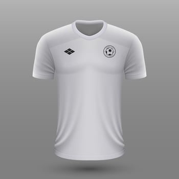 Realistic soccer shirt , Japan away jersey template for football kit. vector
