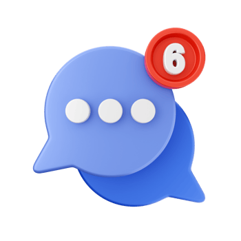 3d notification icon illustration png