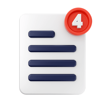 3d notification icon illustration png