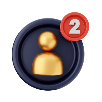 3d notification icon illustration png