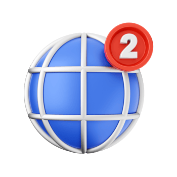 3d notification icon illustration png