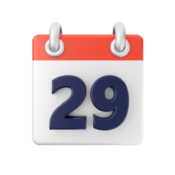 3d calendar date day schedule event icon illustration png