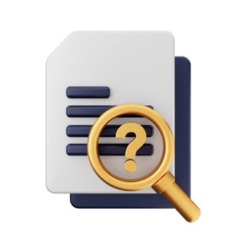 3d frequently asked questions icon illustration render png