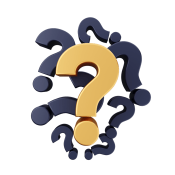 3d frequently asked questions icon illustration render png