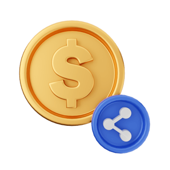 3d money coin dollar icon illustration png