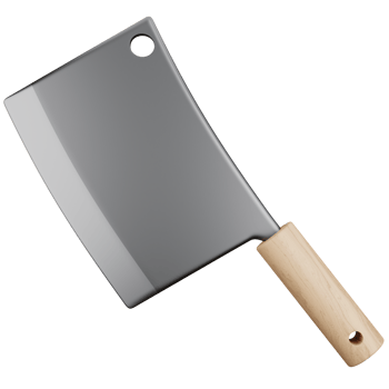 3D Icon Illustration Meat Knife png