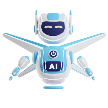 Ai Robot 3d artificial intelligence icon png