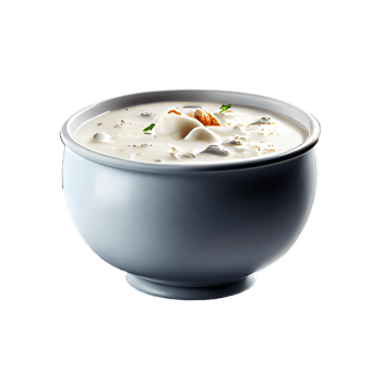Clam chowder png, Transparent background png