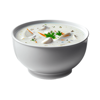 Clam chowder png, Transparent background png