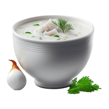 Clam chowder png, Transparent background png