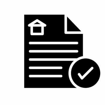 Checklist document icon simple vector illustration.