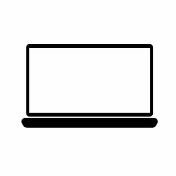 Laptop icon simple vector illustration.