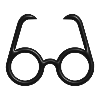 eyeglasses 3d icon png