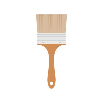 paint brush flat design vector illustration