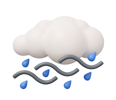 wind rain cloud 3d weather png