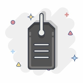 Icon Discount. related to Black Friday symbol. shopping. simple illustration vector