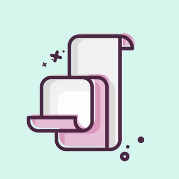 Icon Bill. related to Black Friday symbol. shopping. simple illustration vector