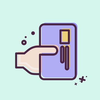 Icon Payment. related to Black Friday symbol. shopping. simple illustration vector
