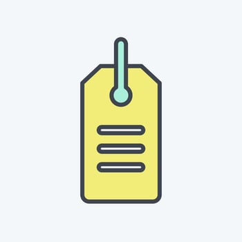Icon Discount. related to Black Friday symbol. shopping. simple illustration vector