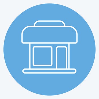 Icon Clothing Shop. related to Black Friday symbol. shopping. simple illustration vector